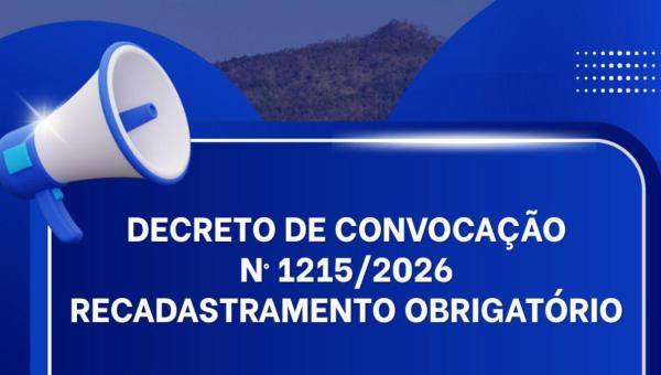 Atenção para o recadastramento Obrigatório de Todos os Servidores MUnicipais